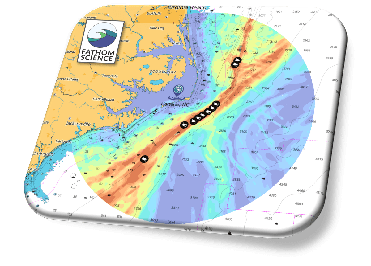 FishCast Optimal Catch Location Visualization
